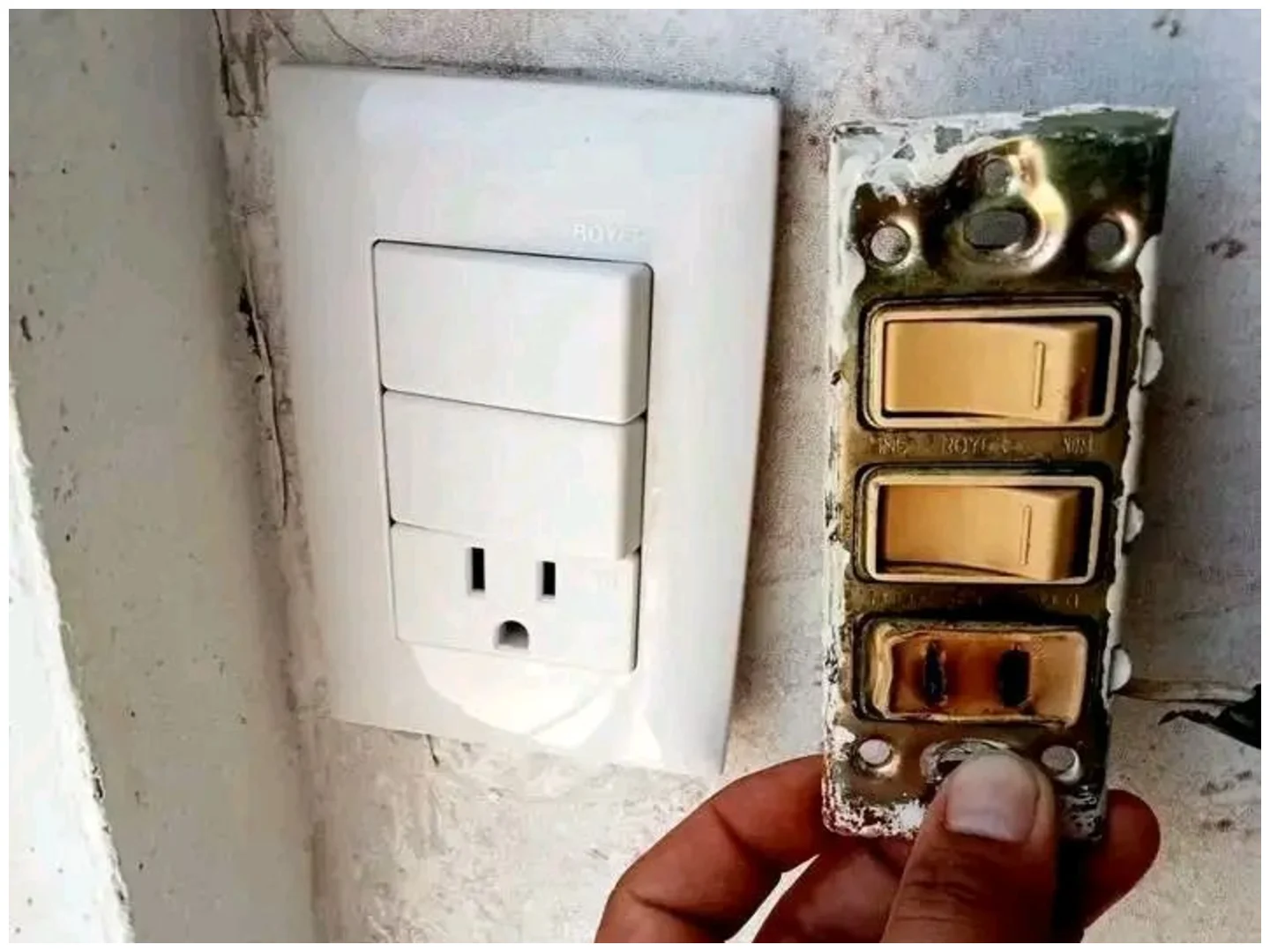 Tecnico haciendo Reparación de Falla Electrica en Querétaro